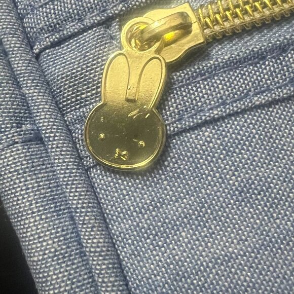 Miffy Vertical Shoulder Bag Face Light Blue Siffler Limited Dick Bruna EUC - Picture 3 of 8